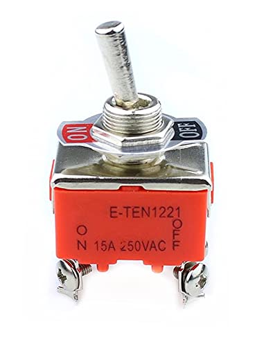 ZLAST 1 kom. Metalna smola AC 250V 15A AMPS uključena / isključena 2 Pozicija DPST preklopni prekidač