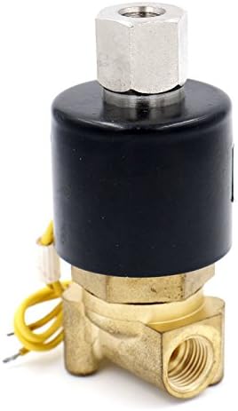 WOLJAY Električni solenoidni ventil 1/4 DC 12V vodeni plin bez zamjenskog mesinganog ventila