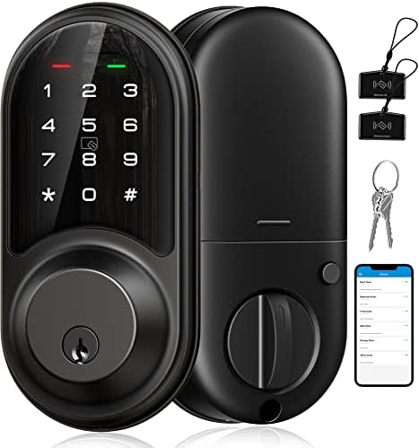 Veise Smart Lock, brava za ulazna vrata bez ključa, pametne Brave za ulazna vrata sa App kontrolom,