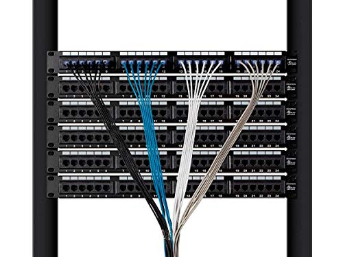 Monoprice CAT6A Ethernet mrežni zakrbni kabel - 20 stopa - crna | 10G, 10G - Slimrun serija