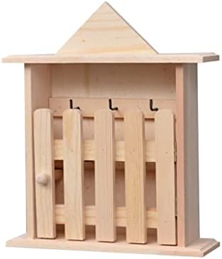 CXDTBH Zidni ukras Drvena kućna kutija za skladištenje Nordic Style Mali kućanski viseći nosač