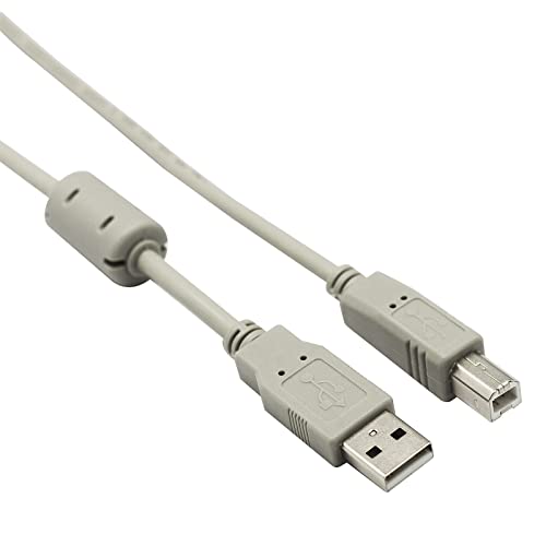 UOTEK USB A do B kabel pisača 4,9ft USB 2.0 Žica za štampanje Velika Brzina USB A-M do USB B-M