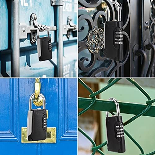 Iolmng key Storage Lock Box key Storage Safe Box Lock zidni Unutarnji Vanjski 4 cifre vodootporan katanac Sigurnosni ključ držač