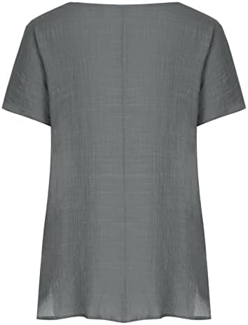 2023 Odjeća kratkih rukava Crewneck Lan Pamuk grafički ručak bluza majica za djevojke Jesen Summer Majica