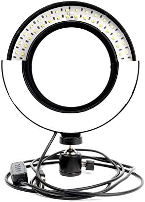Walway 6 inča LED Selfie prstenasto svjetlo s adapterom za vruće cipele za prijenos uživo / šminkanje / YouTube Video / fotografiju, 3 načina svjetla