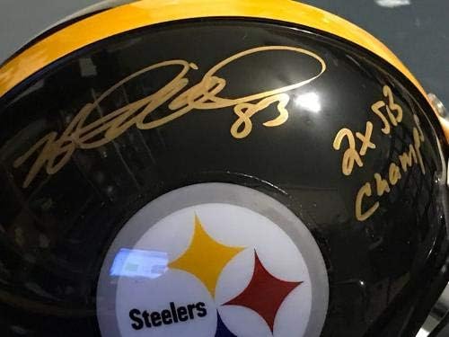 Heath Miller Pittsburgh Steelers 2 x Sb Champs Jsa potpisan Riddell Mini kaciga-autogram NFL Mini kacige