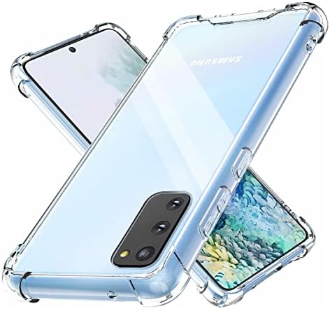 KIOMY Diamond Clear Case za Samsung Galaxy S20 5G Hibridni tvrdi PC Zadnji Panel sa mekim TPU branikom [zaštita