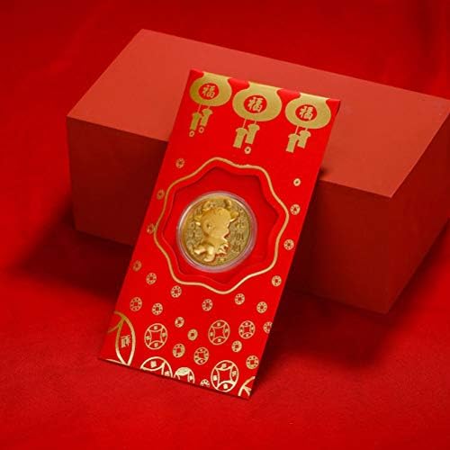 PartyKindom 2kom Nova Godina crvene koverte Ox Zodiac Festival crvene koverte dekor za banket proslave usluge