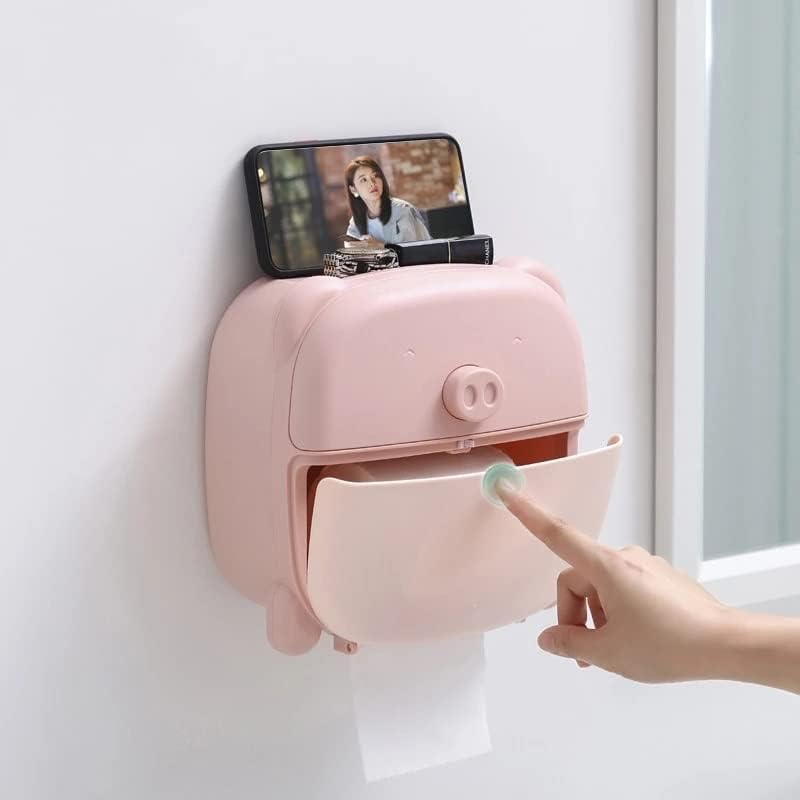 WYKDD zidni držač toaletnog papira multifunkcionalna vodootporna kutija za odlaganje Organizator tkiva