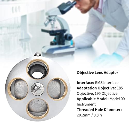 Salutuy Adapter za objektiv, rotirajući nosni mikroskopski okovi za 195 objektiv za 185 objektiv