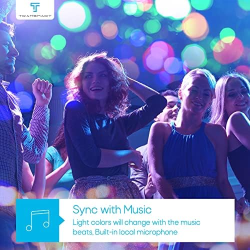Smart WiFi Fairy String Light, 32.8 FT Indoor RGB Dream koji mijenja boju LED žičano svjetlo,sinhronizacija muzike,aplikacija i Glasovni daljinski upravljač,kompatibilan sa Alexa & Google Home,USB pogon, sa kontrolerom sa 24 ključa