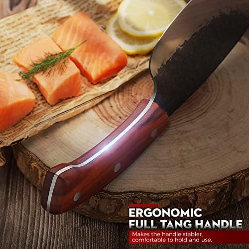 Ljubičasta zmajeva vodeni noževi riblji fileti nož oštrih klaonica specijalni nož morski plodovi profesionalni