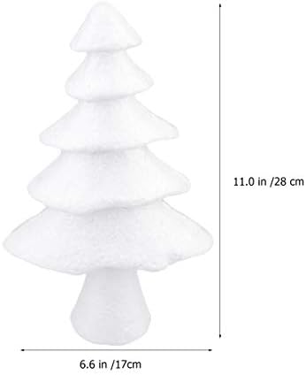 Nolitoy papir mache cones pjena za pjenu 2pcs božićna pjena stablo bijela xmas stablo pjena za odmor