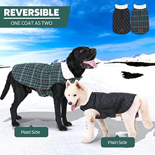 Kastty pas, reverzibilna dodatna topla za pse, vodootporna elegantna i ugodna jakna za pse,