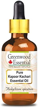 Greenwood Essential Ossentih Kapoor Kachari Esencijalno ulje sa staklenim kapaljkama prirodna terapijska