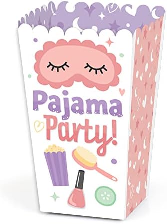 Velika tačka sreće Pajama Slamber Party - Djevojke Sleepover Birthday Party Favorit kokice po kutije