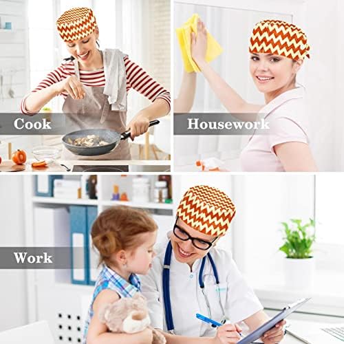 Yoyoamoy zigzag Stripes Gourd oblikovane radne kape, podesive kape za piling čipke kape za žene