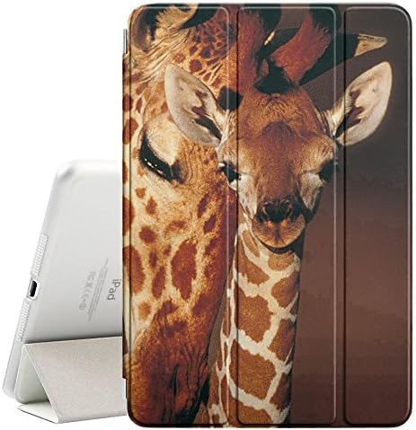 STPLUS Dvije žirafe životinjske pametne poklopce sa zadnjim kućištem + automatsko spavanje / Funkcija buđenja + stalak za Apple iPad Air 2