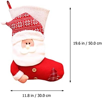 Božićne božićne čarape Božićne čarape i držači Snjegović Božićni stariji čarape Božićne bombone
