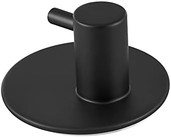 Mat crna, SUS304 samoljepljiva kuka od nerđajućeg čelika, Set pribora za kupatilo, kuka za