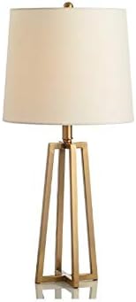 Wpyyi stolna svjetiljka nordijska metalna stolna svjetiljka luksuzna noćna lampa kreativna topla ukras