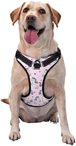 Pas kabelska slatka jednorog zvijezda ružičasti kućni ljubimac Podesivi vanjski prsluk remenke