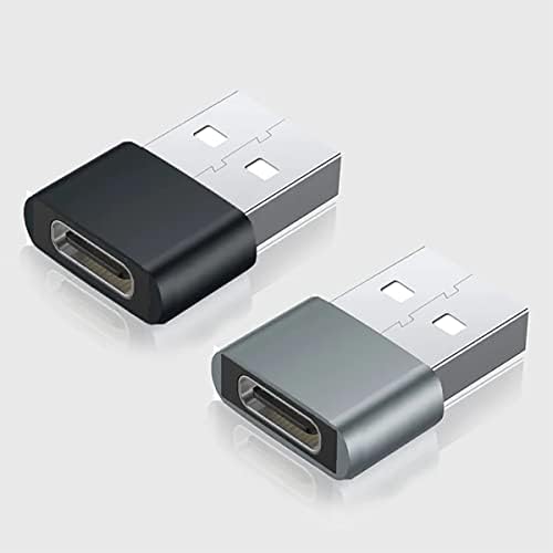 USB-C ženka za USB mužjak Brzi adapter kompatibilan sa vašim LG US992 za punjač, ​​sinkronizaciju, OTG uređaje poput tastature, miša, zip, gamepad, pd