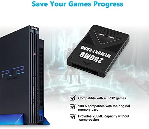 PS2 memorijska kartica, 256mb memorijska kartica velike brzine za Sony Playstation 2