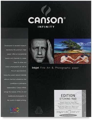 CANSON INFINITY CANSON EDITION ETCHING RAG 8.5X11 Kutija od 25