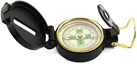Bhvxw crni kompas / plastični futrološki kemološki kompas vanjski prijenosni smjer Kompas točka na navigaciju