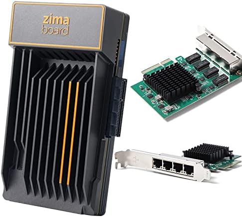 ZimaBoard OpenWRT router Kit, ZimaBoard 832 +PCIe na 4-Port Gigabit Ethernet Adapter