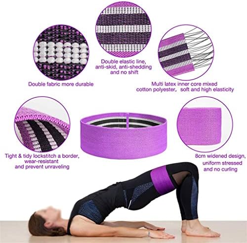 N / A Elastični otpor otpornim kukama Kružna Expander Yoga teretana i fitness Guma savršena za sportske treninge