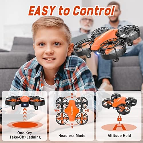 Mini dronovi za djecu, patikuin S100 RC drone sa zaustavljanjem u nuždi i dječjim dječacima, nano RC helikopter
