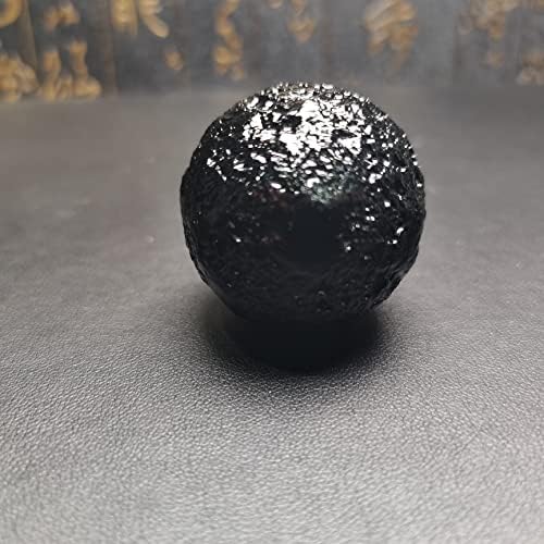 Xiaojia 35-43mm Moldavite češki meteorit udarna udarna sfera Kugla prirodno hrapavo kameno kristalno energetsko