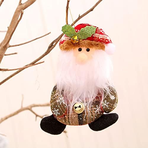 Xios Božićni ukras Njegova prekrasna životna božićna ornamentarna zvona na vrpci u kutiji