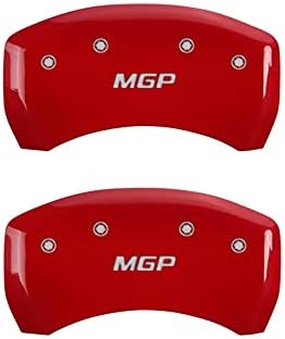 MGP poklopci čeljusti 38026SMGPRD MGP crveni puder, srebrni likovi, Set od 4