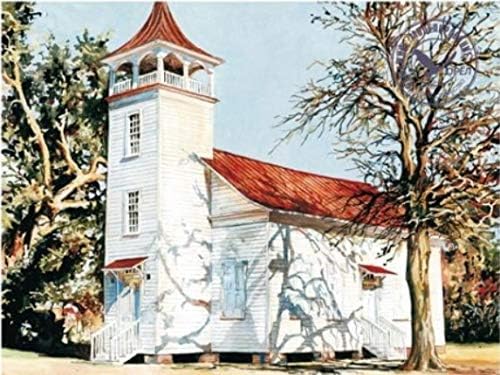 OREL papir model Kit Kapela Pineville Chapel 1/150 265 arhitektura SAD, 1810