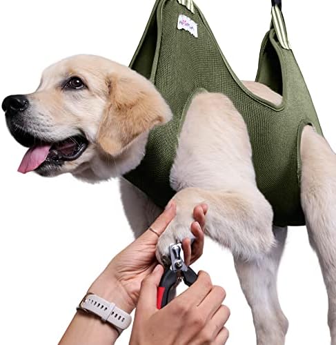 Viseća mreža za dotjerivanje pasa-viseća garnitura za podrezivanje noktiju, šišanje-viseća mreža za kućne ljubimce-držač za pse , vješalica, sigurnosna torba - viseća mreža za srednje pse