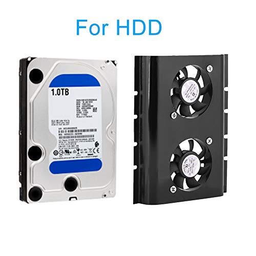 Bewinner dual Fan hard disk Cooler za HDD 10.05 CFM wind-Force hard disk Cooler 5000¡À10 % RPM brzo odvođenje