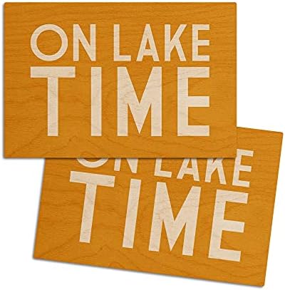 Na Vrijeme Jezera, Jezero Kaže, Jednostavno Je Rekao Zidni Znak Birch Wood