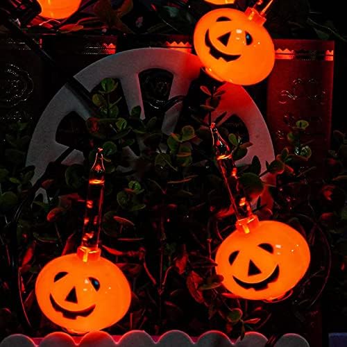 Konictom 7 Count Halloween Pumpkin Bubble Lights-7.1 ft Vintage narandžasto svjetlo za Noć vještica za