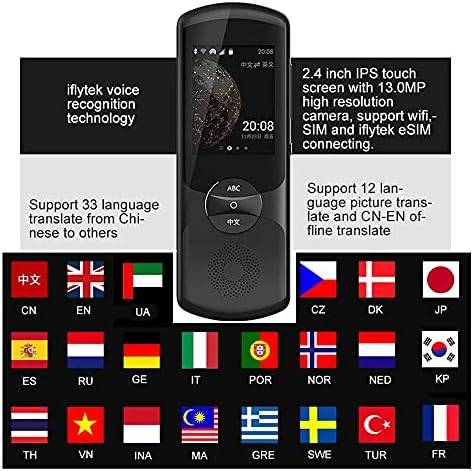 Ytyzc 2.0 glas prevodioca jezici u realnom vremenu trenutni glas prevodioca sa 13MP kamerom Xiaoyi
