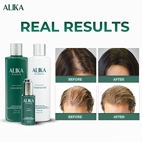 Alika šampon, regenerator i Serum Set za rast kose, Grow Beautiful Hair Grow, tretmani za gubitak kose za žene, muškarce, pogodan za suho, masno, normalno vlasište