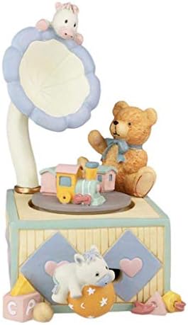 Xjjzs Music Box Resin Music Box, Little Bear Gramophone Music Box Resin Crafts Rođendan Poklon za djecu