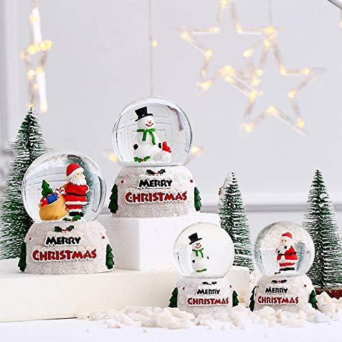 n / Božićna lagana Kristalna lopta Santa Claus staklena kugla sa božićnim poklonom za djecu Kućni