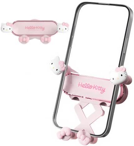 Zmioviq nosač držača za automobilski telefon za žene [Cute Pink], 2023 nadogradite Gravity nosač za automobilski