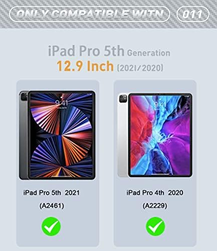 Teški slučajni slučajevi kompatibilan sa iPad Pro 5th generacijom 12,9 inča -Heavy dužnosti Čvrsto otporni