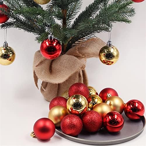 Royio Christmall Ball Božićna kuglična dekoracija loptica Svečana atmosfera haljina višebojni mini šareni sjajni svijetli ukrasi za božićno drvce