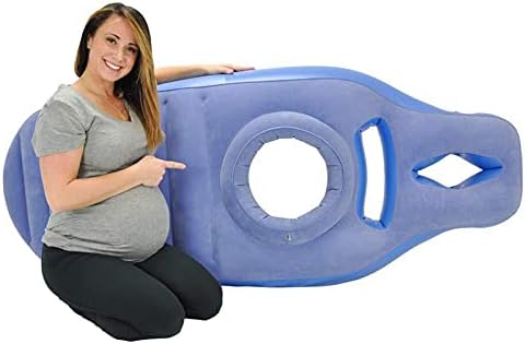NP podloga za jogu za trudnice udoban PVC dušek na naduvavanje sa rupom za vežbanje kućne sportske