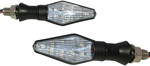 MotorToGo Crna sekvencijalna lampa Žmigavci svjetla LED Žmigavci indikatori kompatibilni za